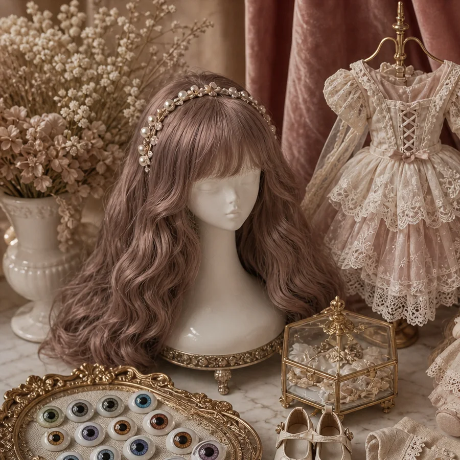 Accessories in the CMDOLL porcelain atelier