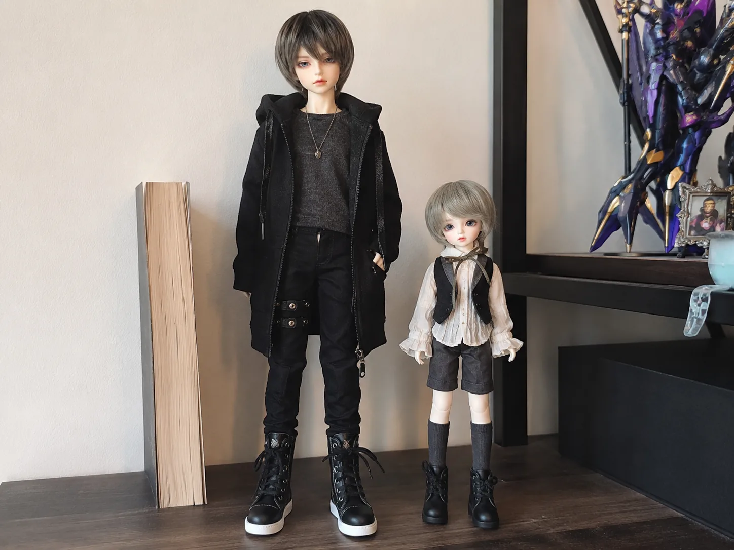 Compact 1/6 BJD small parcel setup with accessories