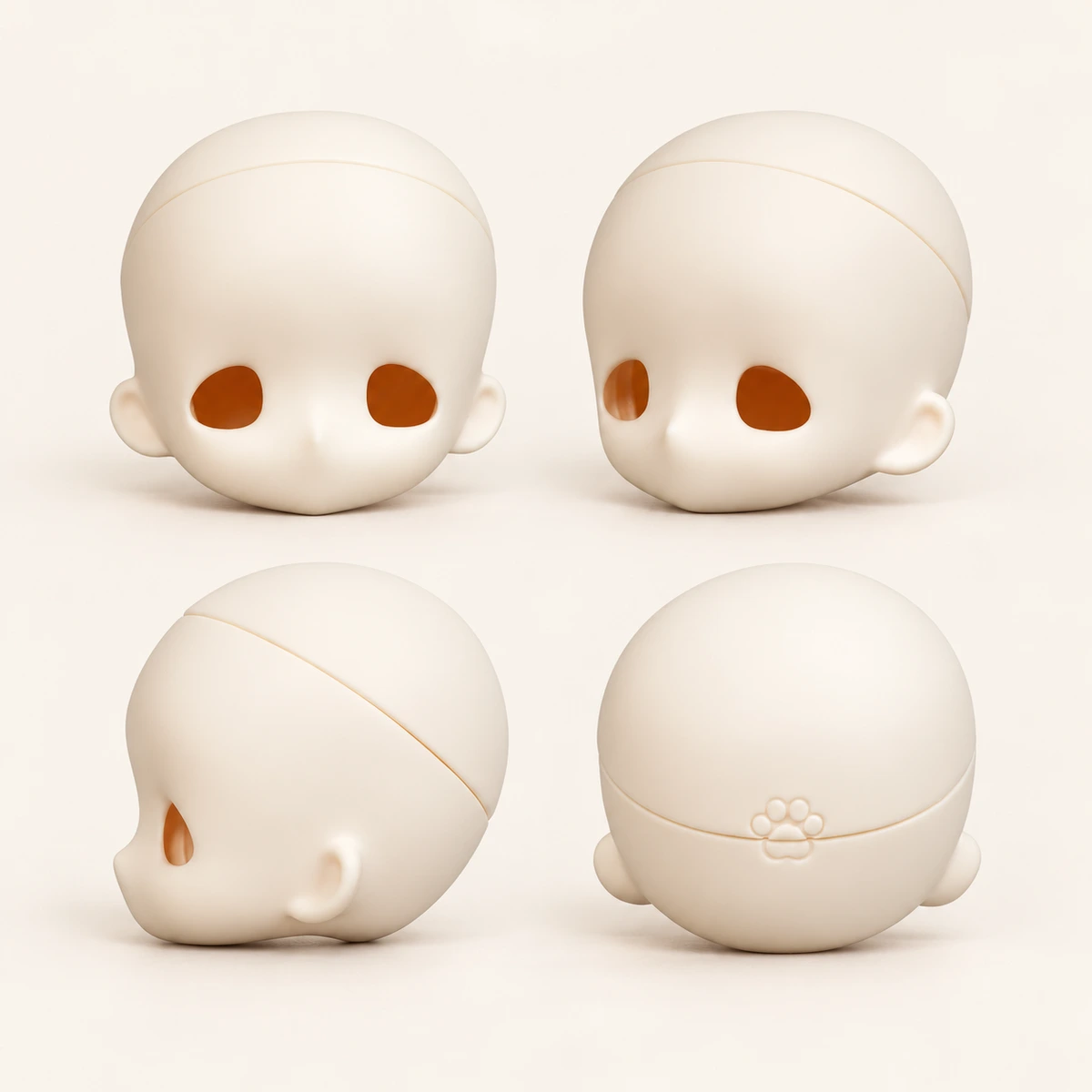 Sanwan Director X Xiaozui Milk Candy 1/6 Rice Spoon 3-Poke 6 BJD Doll Rubber Single Head Original Authentic (Illustrative image; verify the actual item)