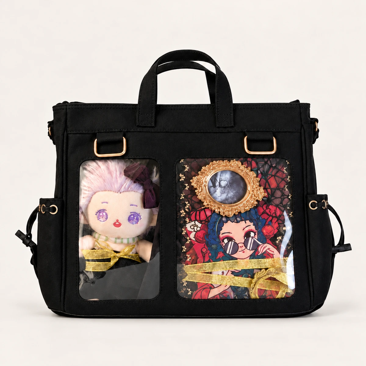 Yansu Bags Original [Gulu Paradise] Ita Bag For Dolls & Valuables, 20cm Cotton Doll Backpack/Shoulder Bag (Illustrative image; verify the actual item)