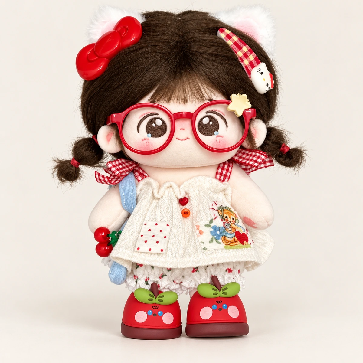 20cm Cotton Doll with Outfit Options (Illustrative image; verify the actual item)